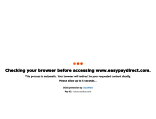 easypaydirect.com screenshot