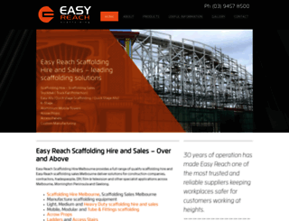 easyreachscaffolding.com.au screenshot