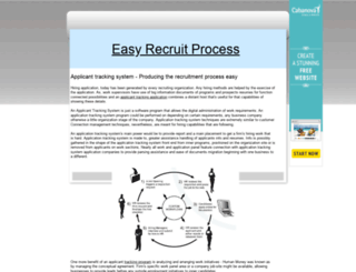 easyrecruitprocess.cabanova.com screenshot