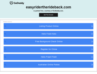 easyridertherideback.com screenshot