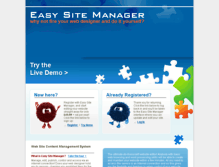 easysitemanager.co.uk screenshot