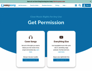 easysonglicensing.com screenshot