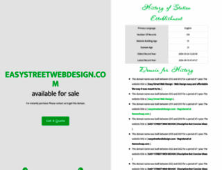 easystreetwebdesign.com screenshot