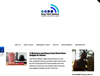easytechseniors.com screenshot