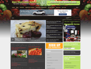 easyvegetarianrecipes.org screenshot