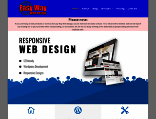 easywaywebdesign.co.uk screenshot