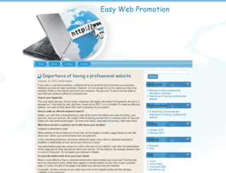 easywebpromotion.com screenshot