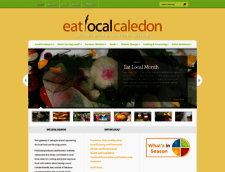 eatlocalcaledon.org screenshot