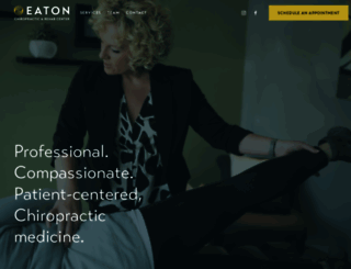 eatonchiropracticrehab.com screenshot