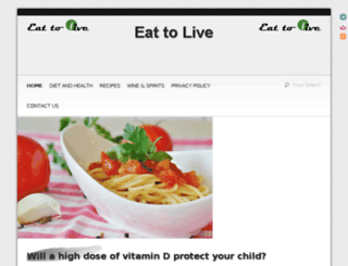 eatstolive.com screenshot