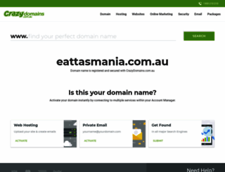 eattasmania.com.au screenshot