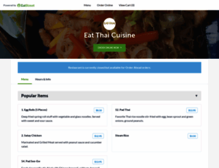 eatthaicuisine.com screenshot