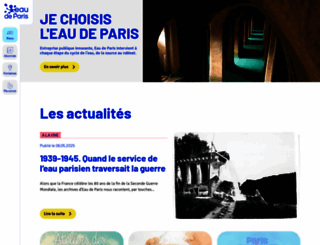 eaudeparis.fr screenshot