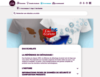 eauecarlate.fr screenshot