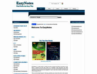 eazynotes.com screenshot