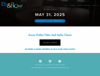 ebandflowyoga.com screenshot