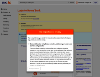 ebanking.ing.be screenshot