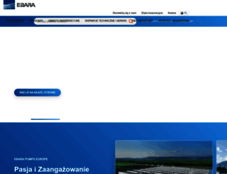 ebara.com.pl screenshot