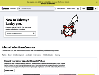 ebates.udemy.com screenshot