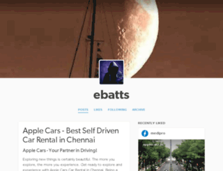 ebatts.info screenshot