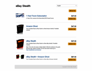 ebay-stealth.dpdcart.com screenshot