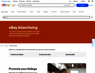 ebayadvertising.com screenshot