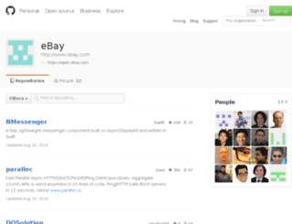 ebayopensource.org screenshot