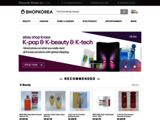 ebayshopkorea.com screenshot
