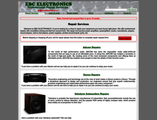ebcelectronics.com screenshot