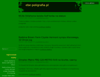 ebe-poligrafia.pl screenshot