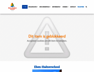 eben-haezerschool.nl screenshot