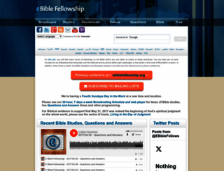 ebiblefellowship.com screenshot