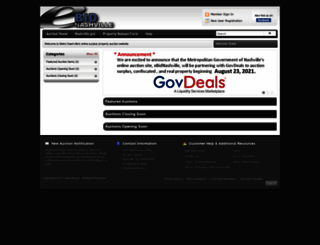 ebid.nashville.gov screenshot