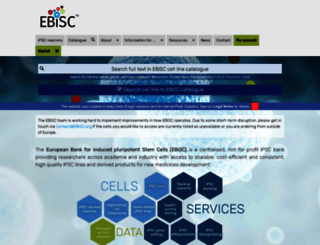 ebisc.org screenshot