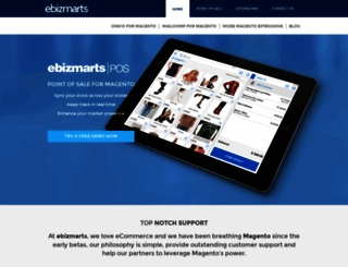ebizmarts.com screenshot