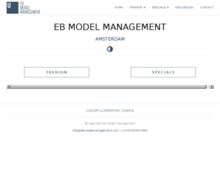 ebmodelmanagement.com screenshot
