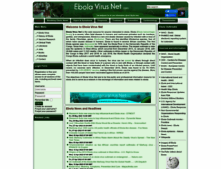 ebolavirusnet.com screenshot