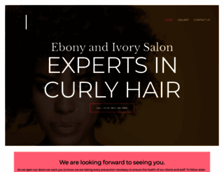 ebonyandivorysalon.net screenshot