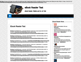 ebook-reader-test.org screenshot