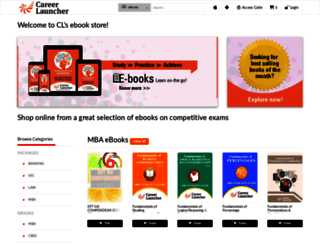 ebooks.careerlauncher.com screenshot