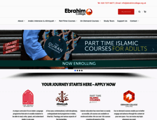 ebrahimcollege.org.uk screenshot