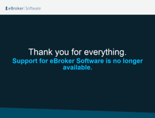 ebrokersoftware.com screenshot