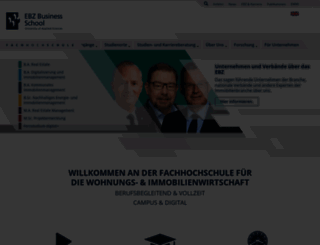 ebz-business-school.de screenshot