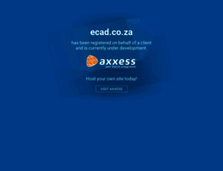 ecad.co.za screenshot
