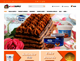 ecakesupply.com screenshot