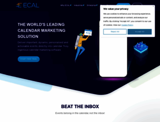 ecal.com screenshot