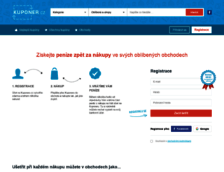 ecashback.cz screenshot
