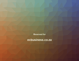 ecbusiness.co.za screenshot