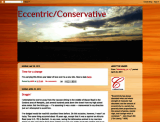 eccentricconservative.blogspot.com screenshot