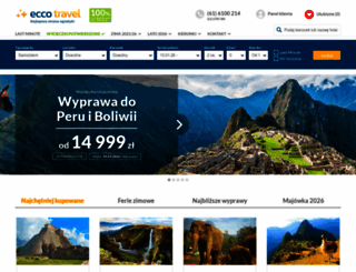 eccotravel.pl screenshot